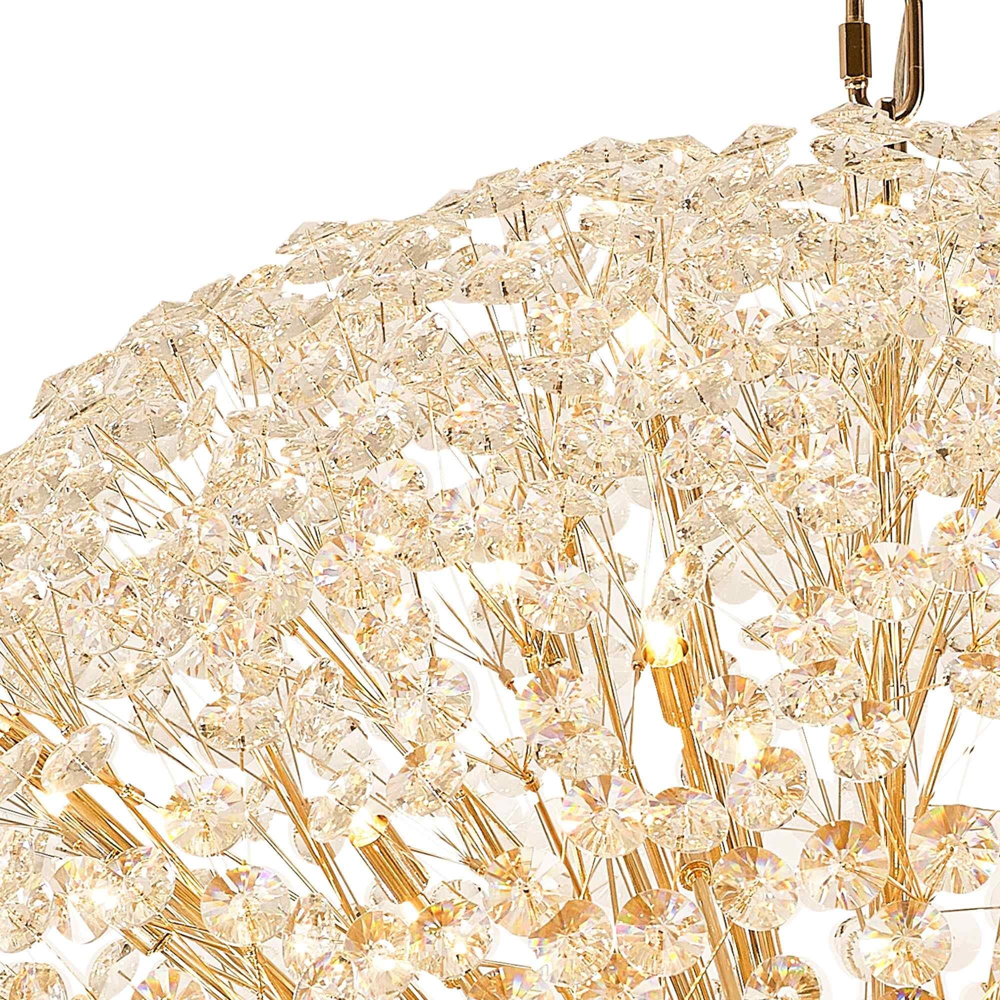 NL99889 Paris 84 Light Pendant French Gold Crystal