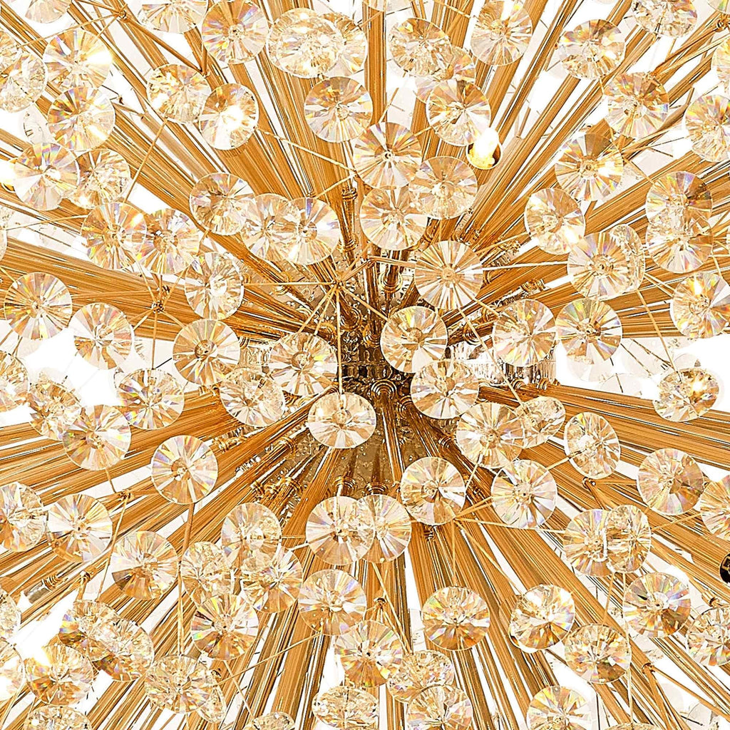NL99889 Paris 84 Light Pendant French Gold Crystal