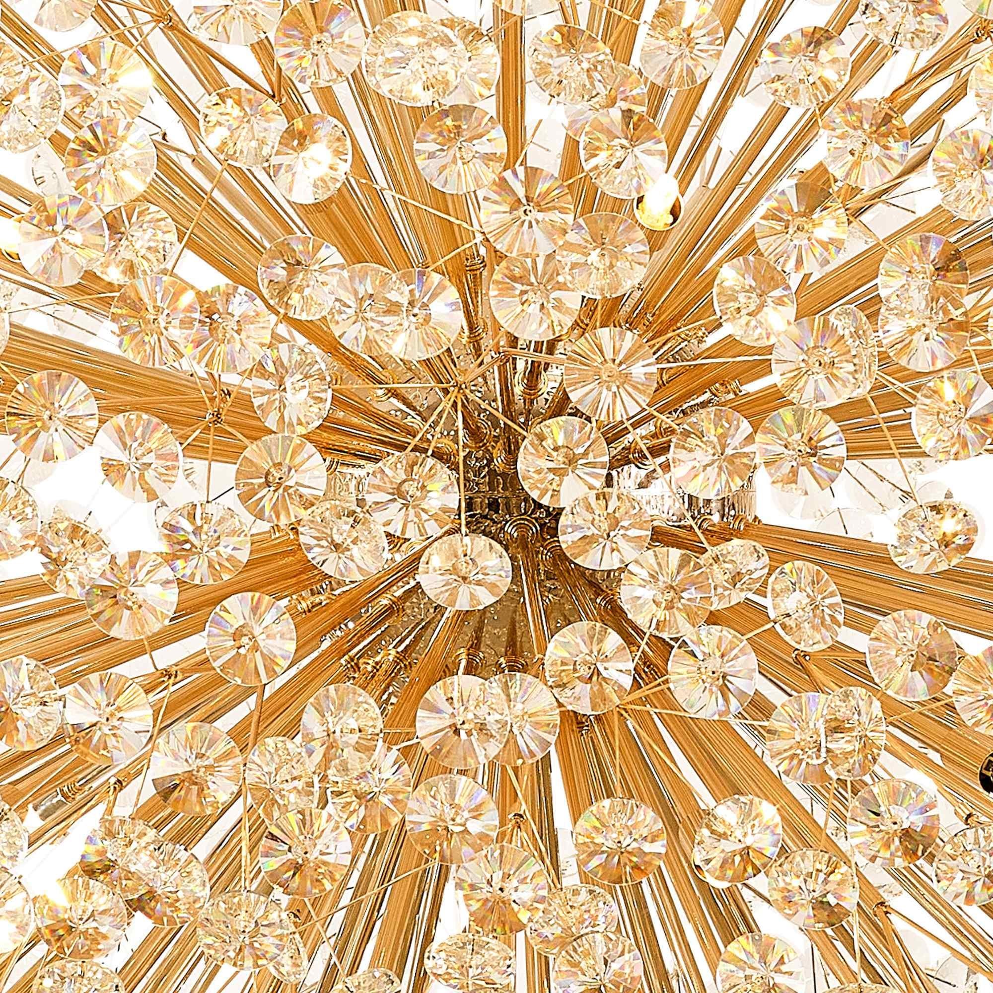 NL99889 Paris 84 Light Pendant French Gold Crystal