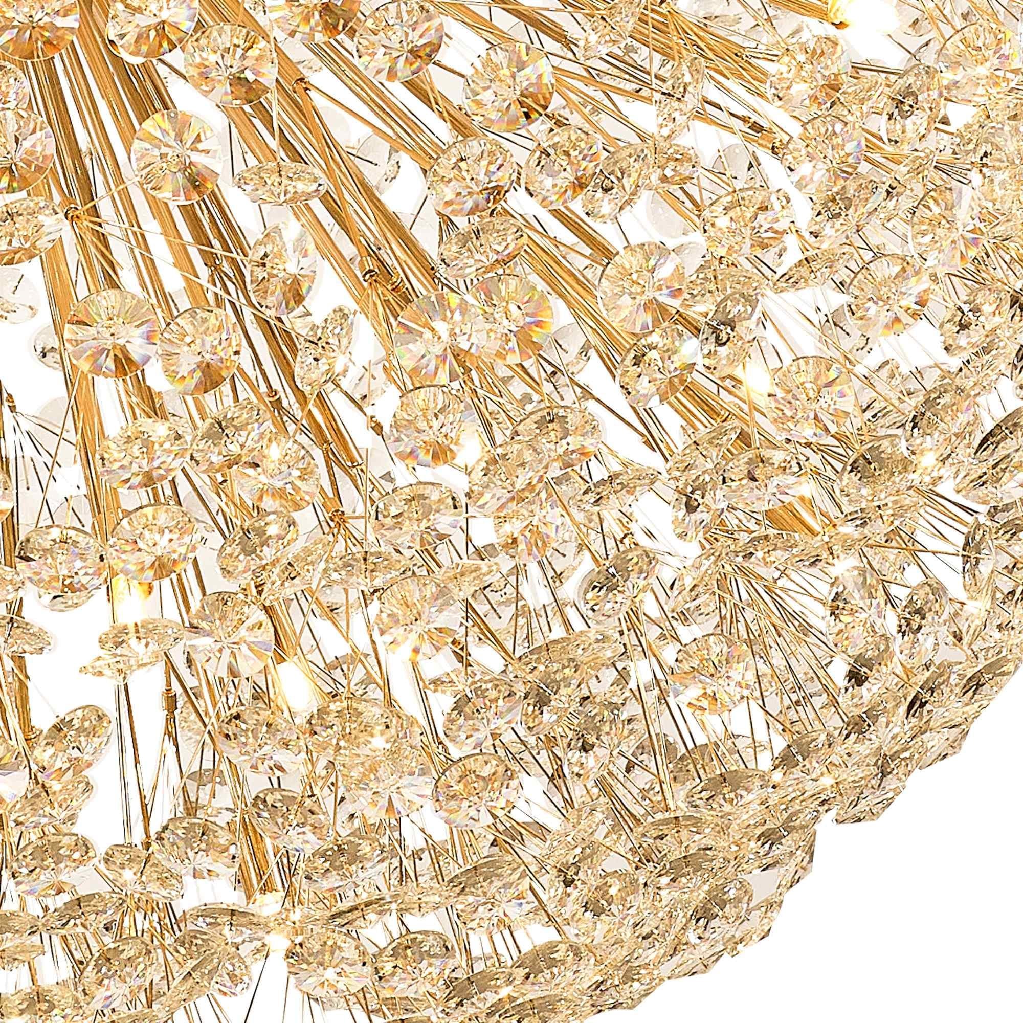 NL99889 Paris 84 Light Pendant French Gold Crystal