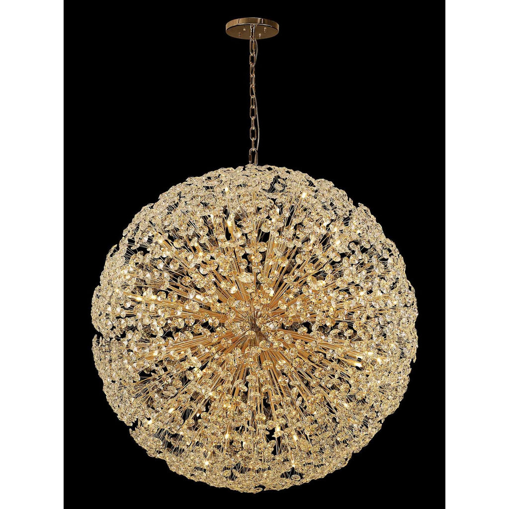 NL99889 Paris 84 Light Pendant French Gold Crystal