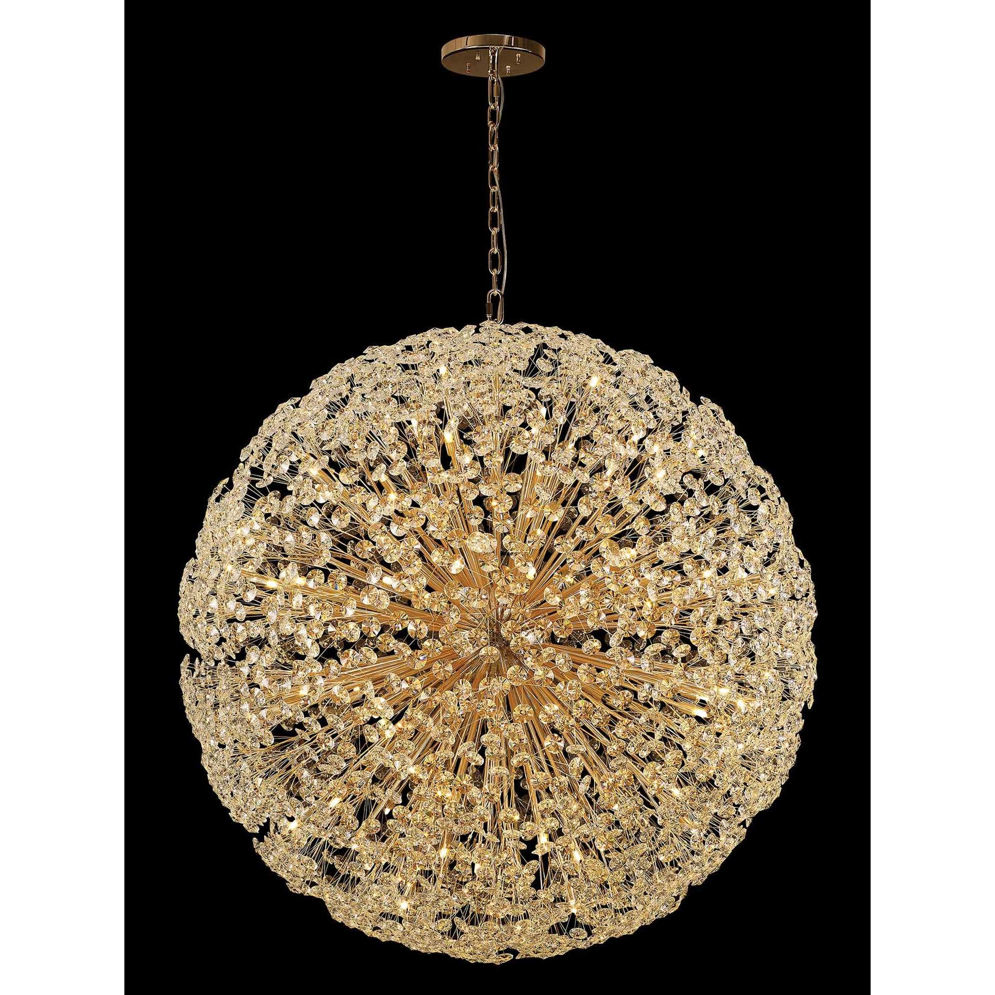 NL99889 Paris 84 Light Pendant French Gold Crystal