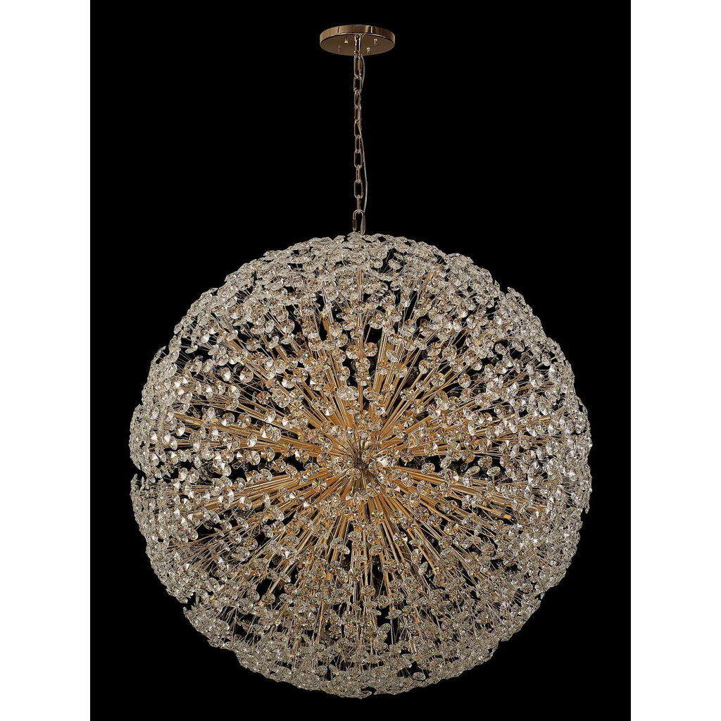 NL99889 Paris 84 Light Pendant French Gold Crystal