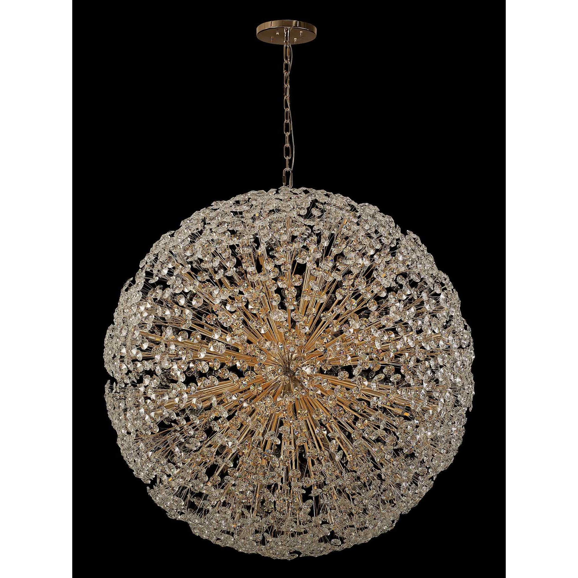 NL99889 Paris 84 Light Pendant French Gold Crystal