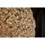 NL99889 Paris 84 Light Pendant French Gold Crystal
