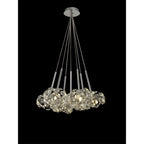 NLK04919 Paris 7 Light Cluster Pendant Polished Chrome Crystal