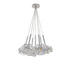 NLK04919 Paris 7 Light Cluster Pendant Polished Chrome Crystal