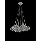 NLK04919 Paris 7 Light Cluster Pendant Polished Chrome Crystal