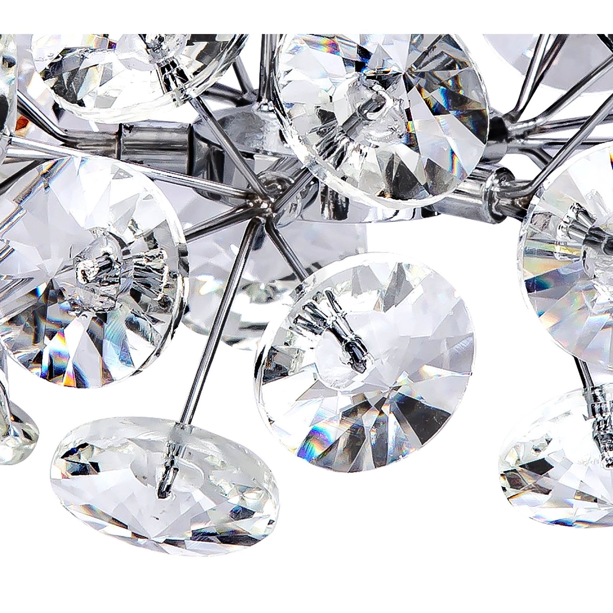 NLK04939 Paris 6 Light Linear Pendant Polished Chrome Crystal