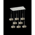 NLK04979 Paris 8 Light Pendant Polished Chrome Crystal