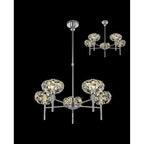NLK04999 Paris 5 Light Pendant/Ceiling Light Polished Chrome Crystal