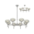 NLK05009 Paris 8 Light Pendant/Ceiling Light Polished Chrome Crystal