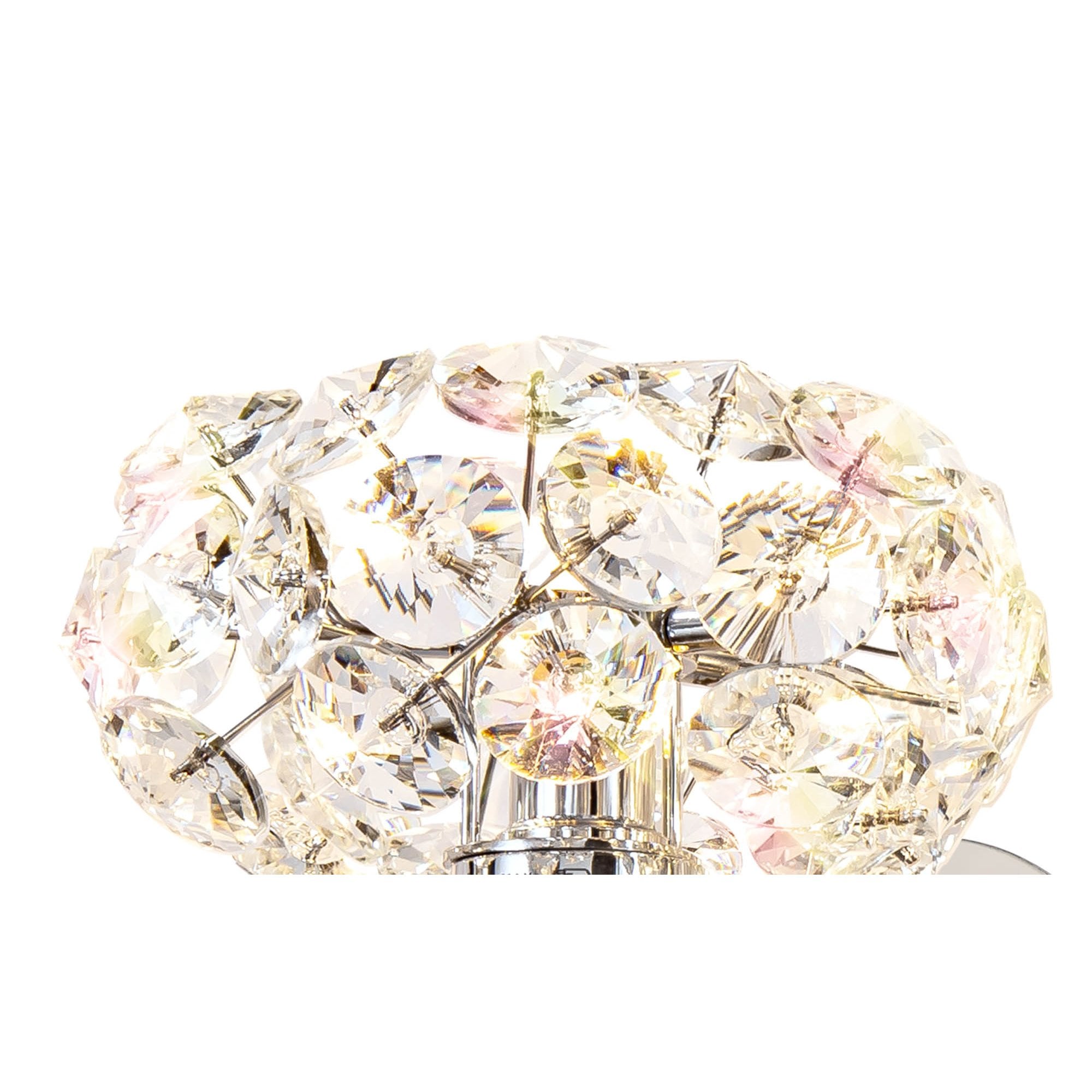NLK05019 Paris 1 Light Wall Light Polished Chrome Crystal