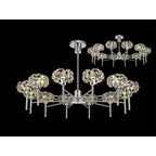 NLK05039 Paris 12 Light Pendant/Ceiling Light Polished Chrome Crystal