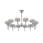 NLK05039 Paris 12 Light Pendant/Ceiling Light Polished Chrome Crystal