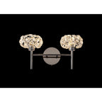 NLK05059 Paris 2 Light Wall Light Polished Chrome Crystal