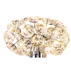 NLK05059 Paris 2 Light Wall Light Polished Chrome Crystal
