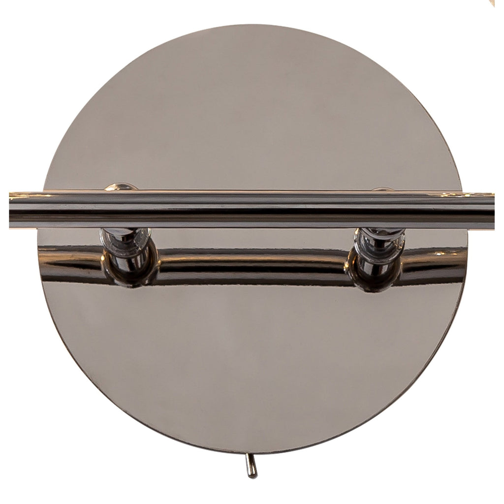 NLK05059 Paris 2 Light Wall Light Polished Chrome Crystal