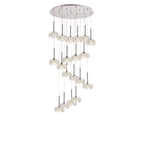 NLK05069 Paris 19 Light Round Pendant Polished Chrome Crystal