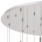 NLK05079 Paris 24 Light Round Pendant Polished Chrome Crystal