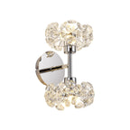 NLK05099 Paris 2 Light Wall Light Polished Chrome Crystal
