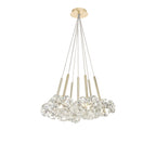 NLK08889 Paris  7 Light Cluster Pendant French Gold Crystal
