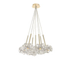 NLK08889 Paris  7 Light Cluster Pendant French Gold Crystal