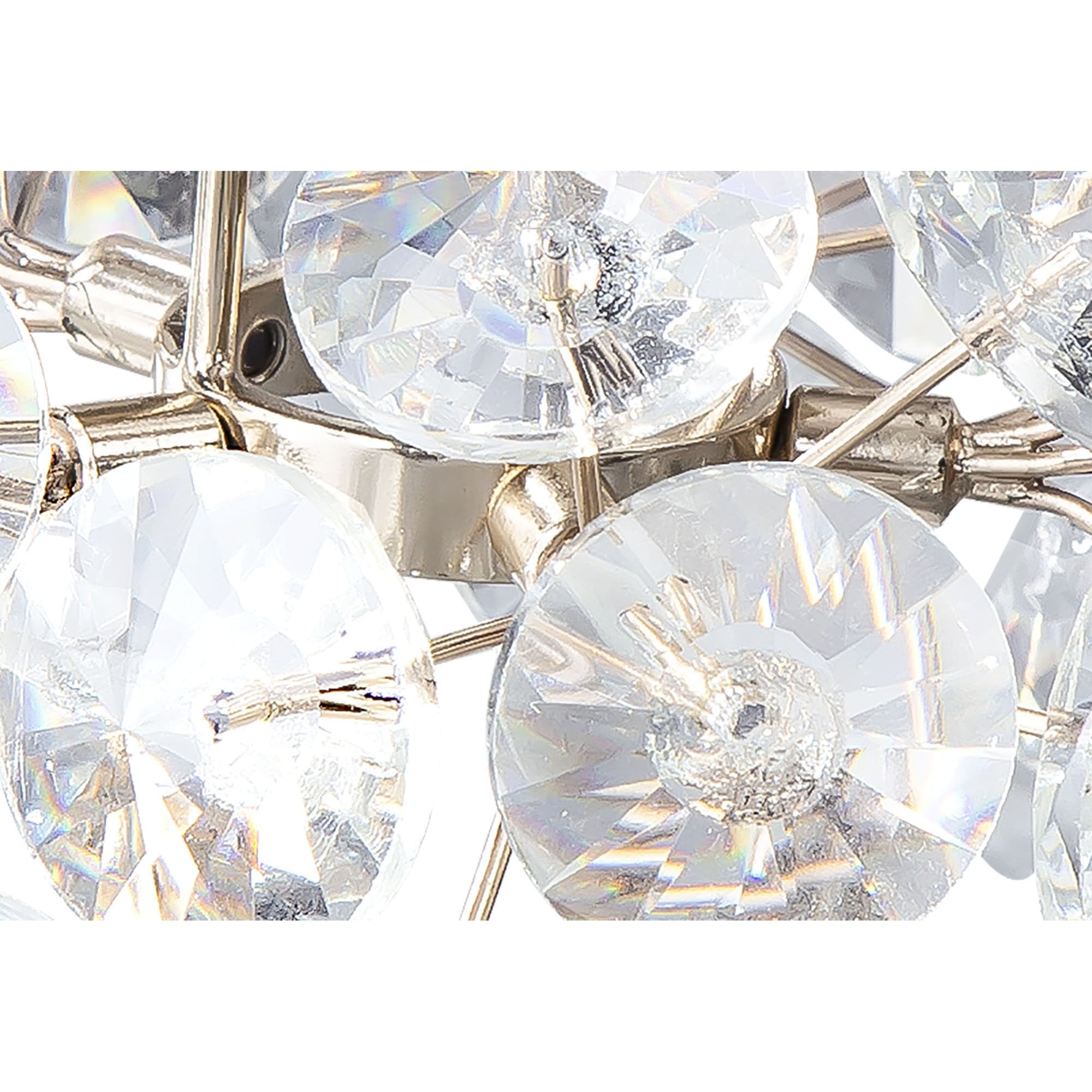 NLK08919 Paris 3 Light Round Pendant French Gold Crystal