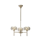 NLK08959 Paris 3 Light Pendant/Ceiling Light French Gold Crystal