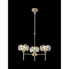 NLK08959 Paris 3 Light Pendant/Ceiling Light French Gold Crystal
