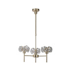 NLK08959 Paris 3 Light Pendant/Ceiling Light French Gold Crystal