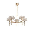 NLK08969 Paris 5 Light Pendant/Ceiling Light French Gold Crystal