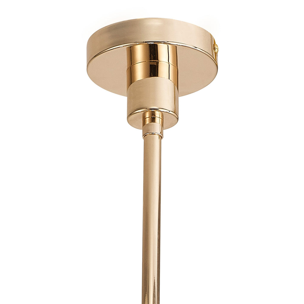 NLK08969 Paris 5 Light Pendant/Ceiling Light French Gold Crystal