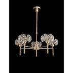 NLK08969 Paris 5 Light Pendant/Ceiling Light French Gold Crystal