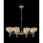 NLK08979 Paris  8 Light Pendant/Ceiling Light French Gold Crystal