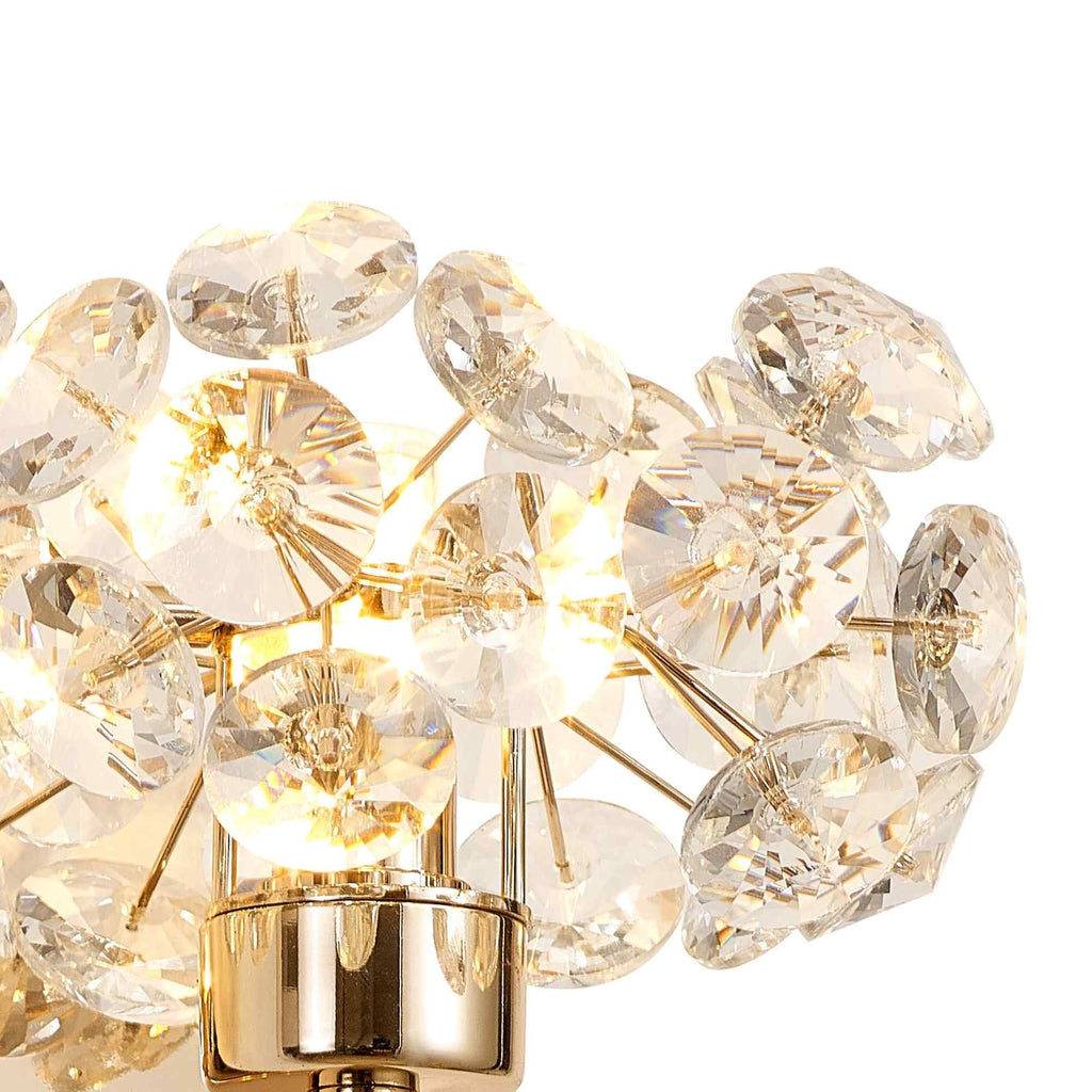 NLK08989 Paris 1 Light Wall Light French Gold Crystal