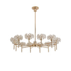 NLK09009 Paris 12 Light Pendant/Ceiling Light French Gold Crystal