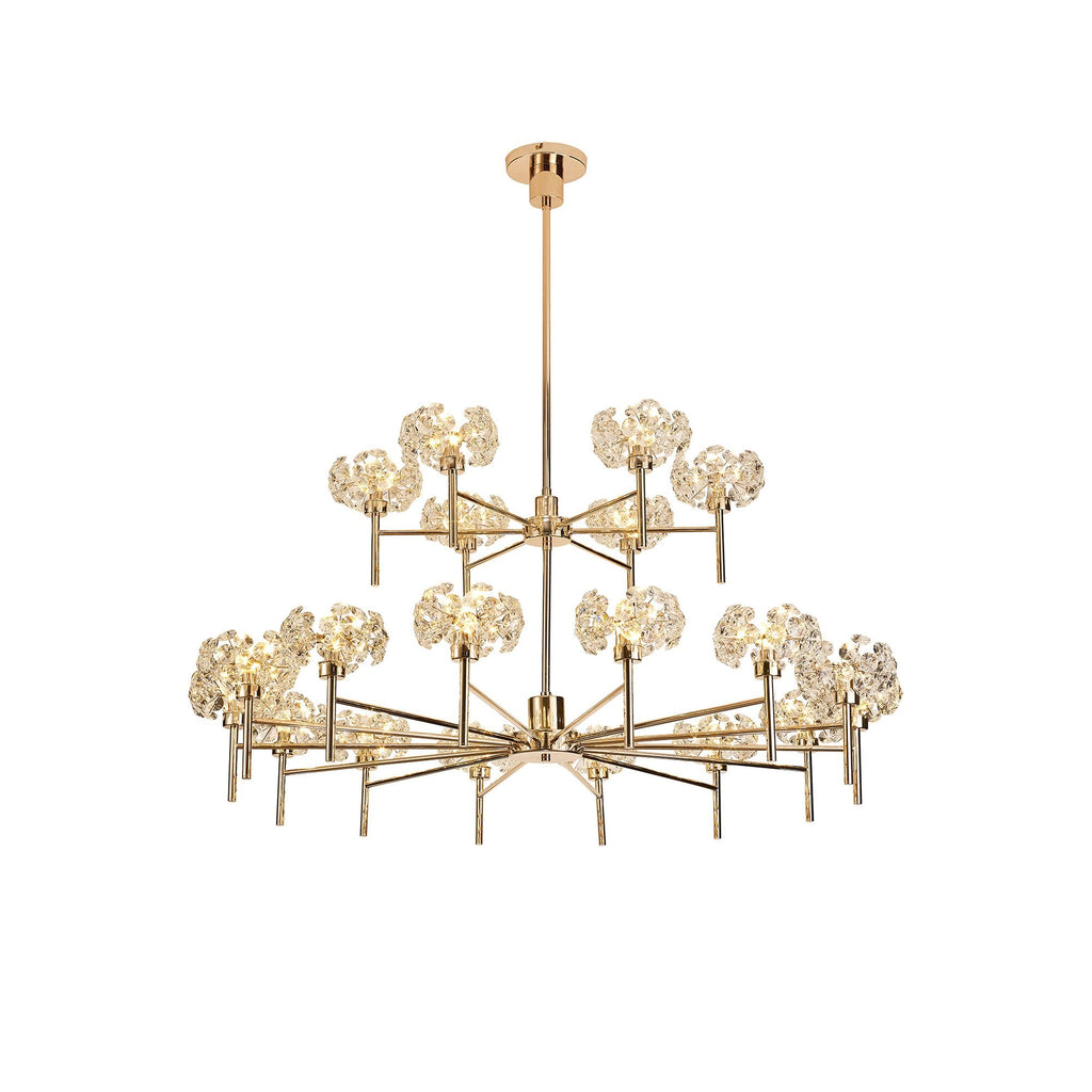 NLK09019 Paris 20 Light Chandelier French Gold Crystal