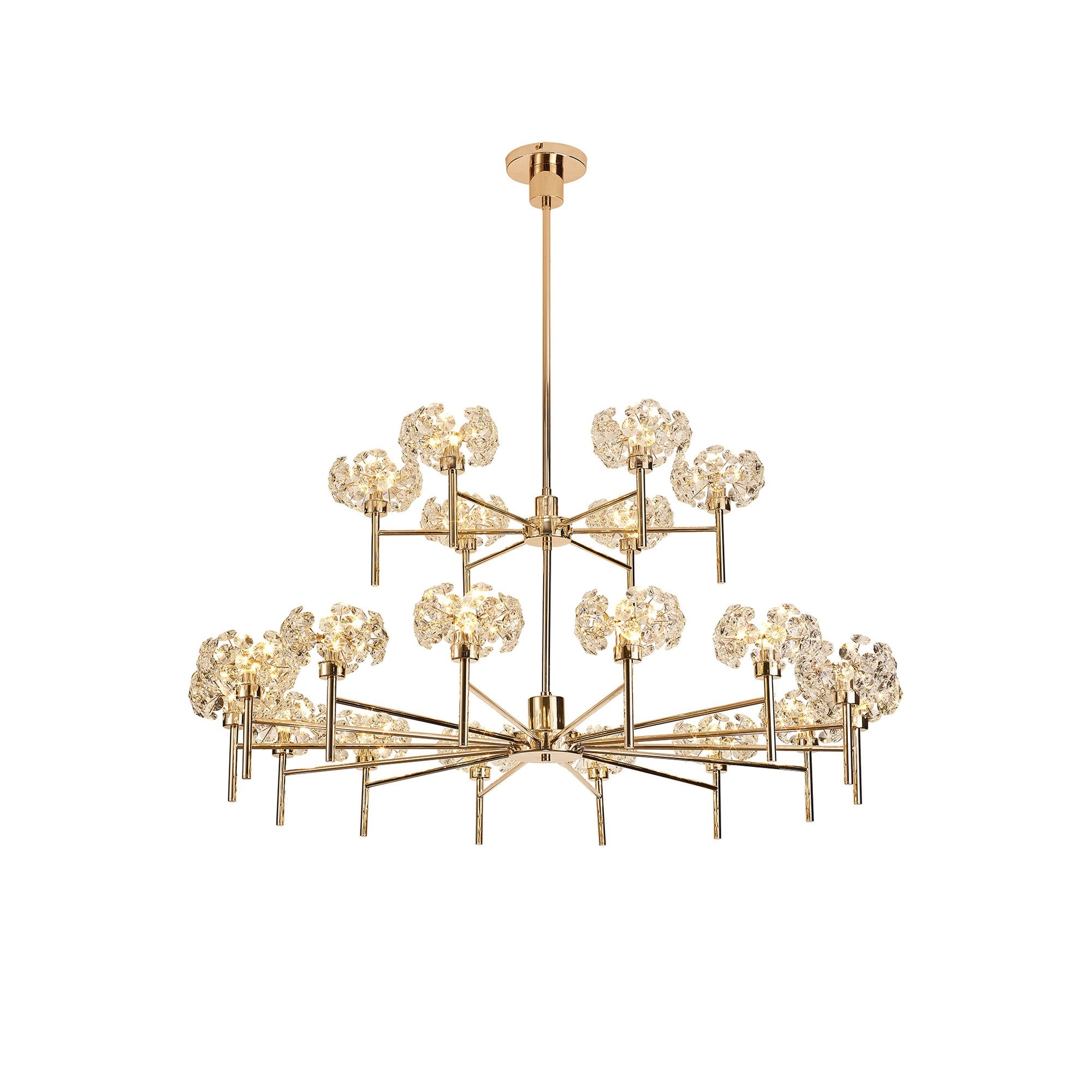 NLK09019 Paris 20 Light Chandelier French Gold Crystal