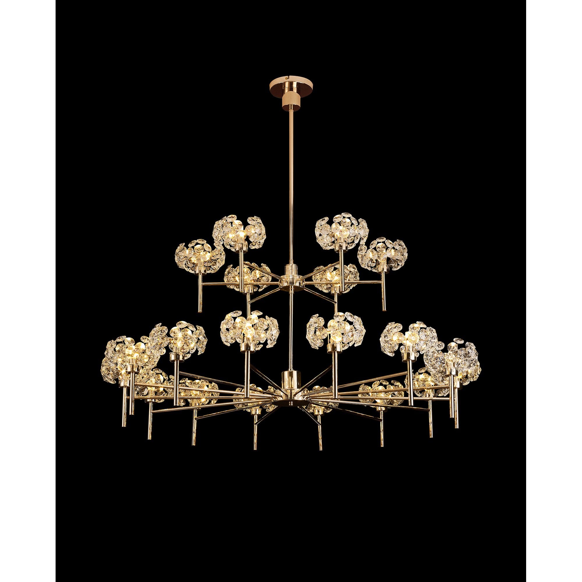 NLK09019 Paris 20 Light Chandelier French Gold Crystal