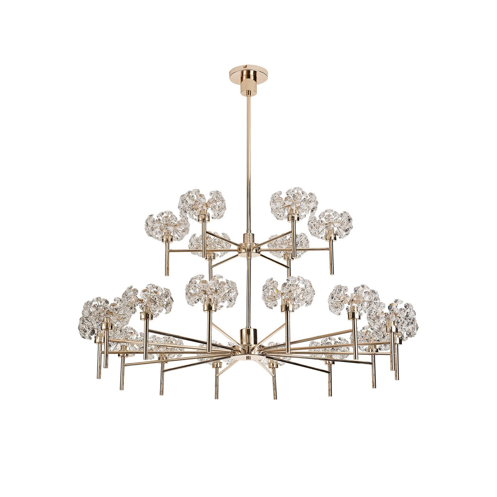 NLK09019 Paris 20 Light Chandelier French Gold Crystal