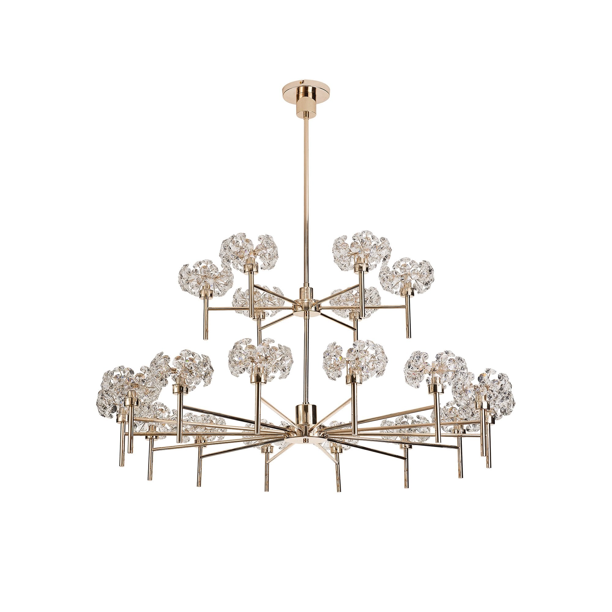 NLK09019 Paris 20 Light Chandelier French Gold Crystal