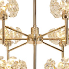 NLK09019 Paris 20 Light Chandelier French Gold Crystal