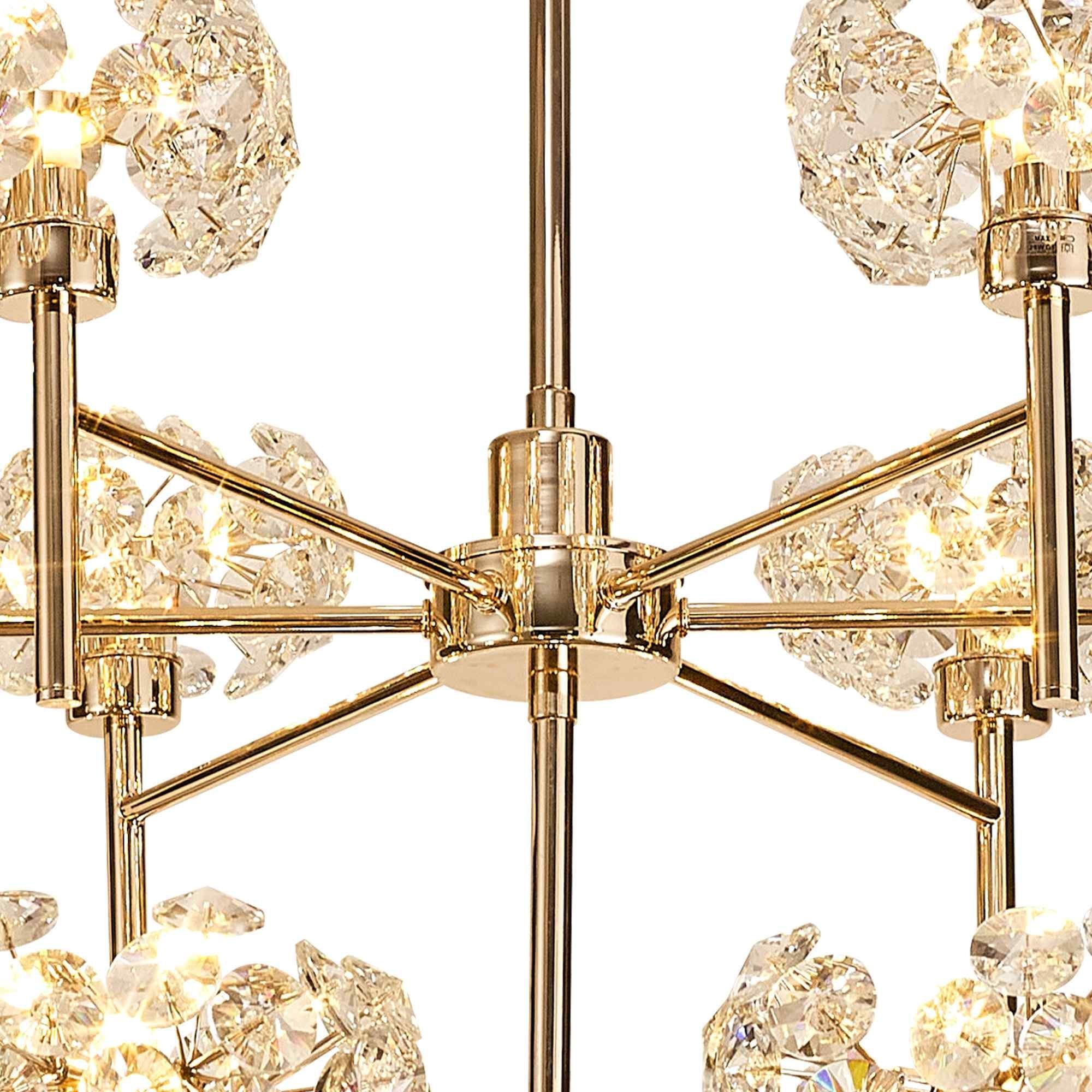 NLK09019 Paris 20 Light Chandelier French Gold Crystal