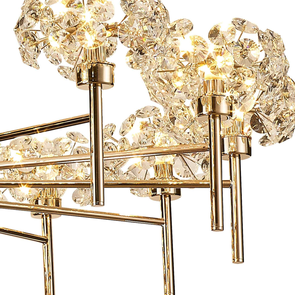 NLK09019 Paris 20 Light Chandelier French Gold Crystal