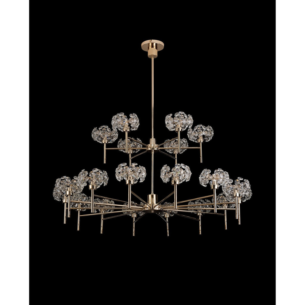 NLK09019 Paris 20 Light Chandelier French Gold Crystal