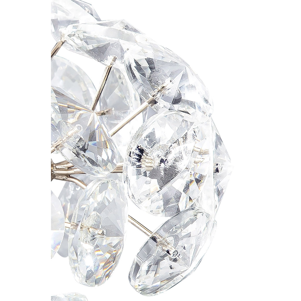 NLK09029 Paris 2 Light Wall Light French Gold Crystal