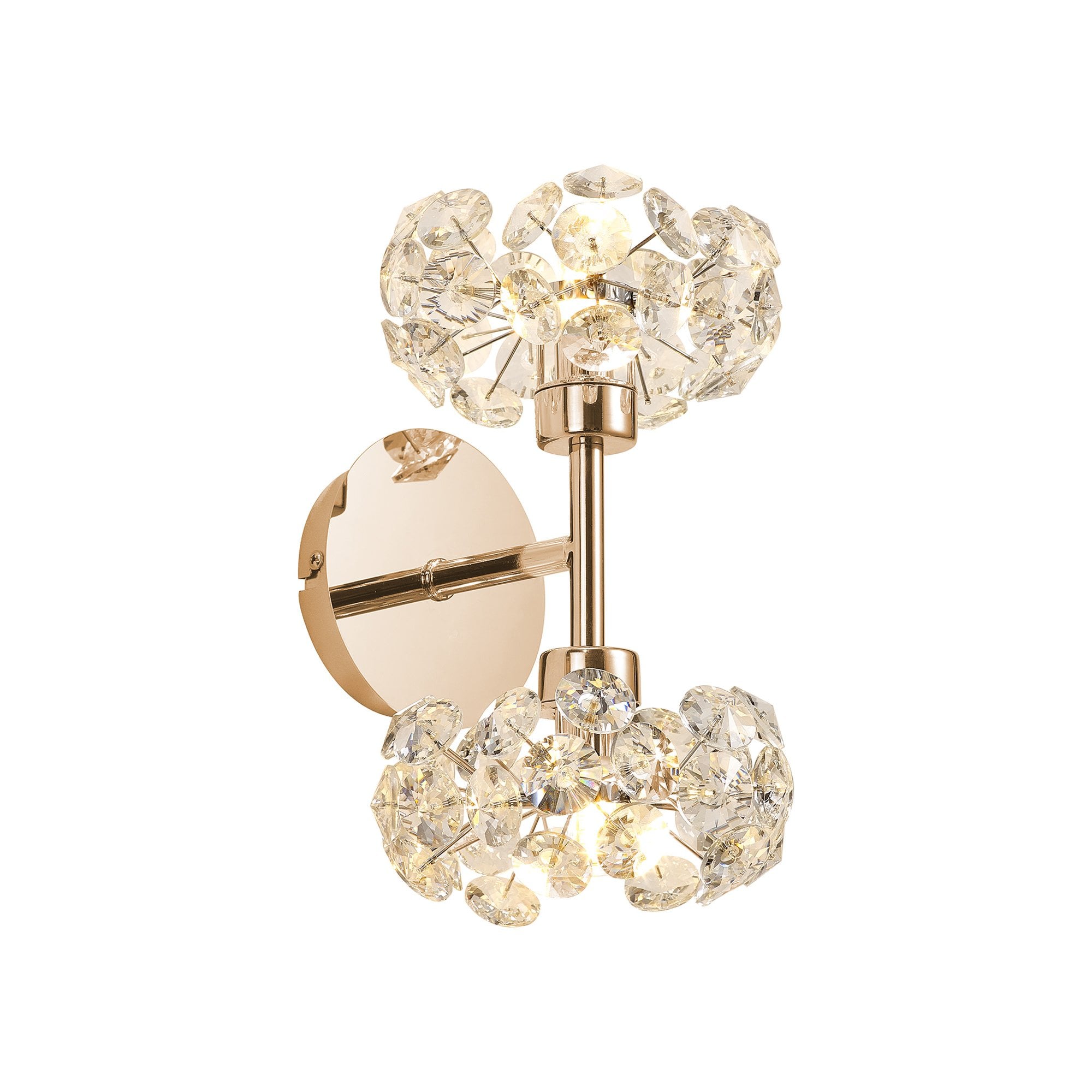 NLK13599 Paris2 Light Wall Light French Gold Crystal