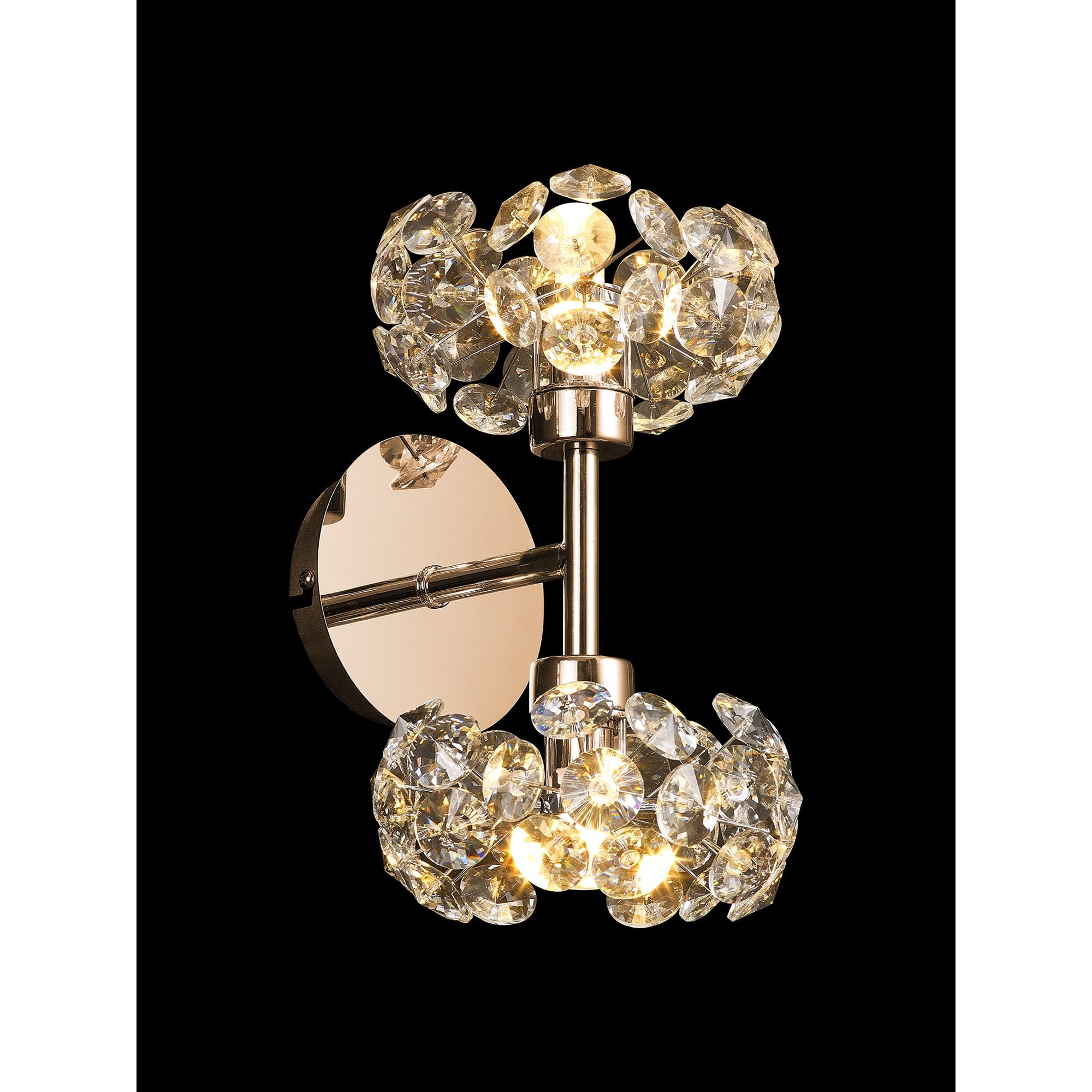 NLK13599 Paris2 Light Wall Light French Gold Crystal
