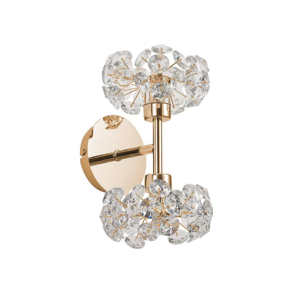 NLK13599 Paris2 Light Wall Light French Gold Crystal